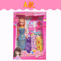 Sweet Barbie Doll Gift Box Set Girls Toy Playing Home Training Class Prizes Stalls Wholesale Dress Up Princess. 