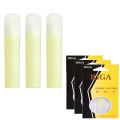 3Pcs Treble Saxophone Reeds Synthetic Resin 1.5/2.0/2.5 Reed Strength Sax Woodwind Instrument Plastic Parts Accessories. 