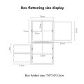 Grid Portable Box Travel Watercolor Supplies Box Palette Foldable 24/48 Mini Art Packing Moisturizer Painting Paint Watercolor.