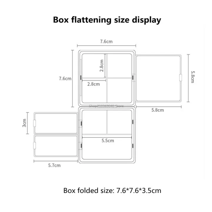 Grid%20Portable%20Box%20Travel%20Watercolor%20Supplies%20Box%20Palette%20Foldable%2024/48%20Mini%20Art%20Packing%20Moisturizer%20Painting%20Paint%20Watercolor%20-%20Image%206