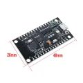 NodeMCU V3 Lua WIFI module integration of ESP8266 + extra memory 32M Flash, USB-serial CH340G for Arduino. 