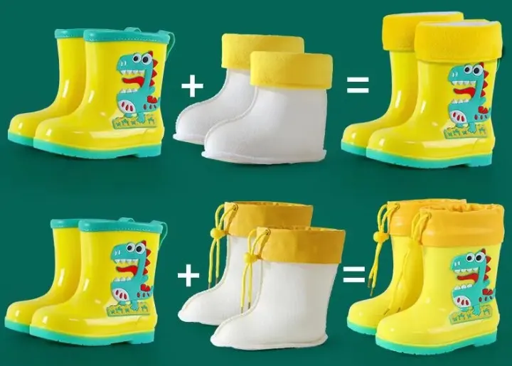 Rain%20Boots%20Kids%20Girl%20Cute%203D%20Rainboots%20Dinosaur%20Children's%20Boys%20Boots%20Plush%20Warm%20Ankle%20PVC%20Waterproof%20Toddler%20Water%20Shoes%20-%20Image%206
