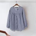 Button Long Sleeve Shirt Plaid Plus Size Grameen Check Shirt.