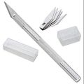 Qatalitic Detail Pen Cutter- Crafts Steel Cutter Tool with 5 Interchangeable Sharp Blades.