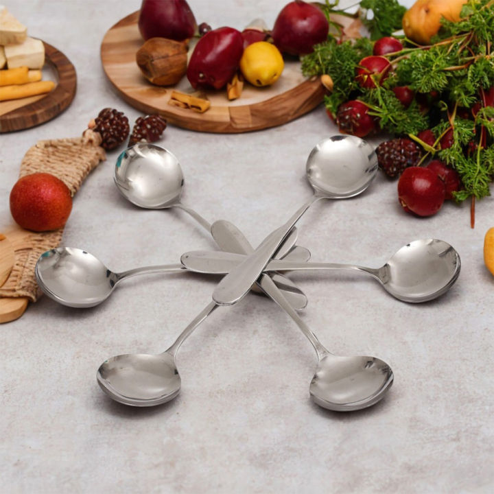 6%20Pcs%20Stainless%20Steel%20Sup%20Spoon%20Nova%20Blackberry%20Stainless%20Steel%20Sup%20Spoon%20For%20Children%20-%20Sup%20Spoon%2015%20Cm%20Long%20Sup%20Spoon%20-%20Image%207