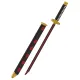 One Piece Roronoa Zoro Katana Particle Lego Sword Model with Scabbard Assembled Children's Educational Toy. 