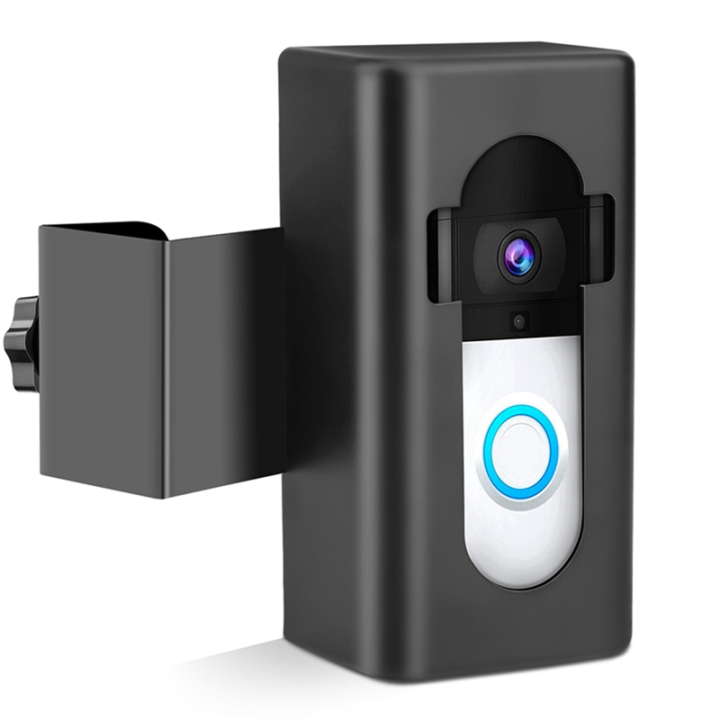 Video Doorbell Upgrade Anti-Theft Video Doorbell Bracket Drill-Free Mounting Bracket