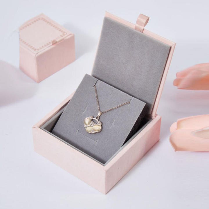 Flocked%20Jewelry%20Box%20Pink%20Retro%20Wooden%20Ring%20Storage%20High-End%20Necklace%20Case%20for%20Travel%20Home%20Gift%20Women%20Display%20-%20Image%205