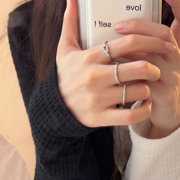 Sweet,%20stacked%20twist%20rings,%20women's%20thin%20rings,%20delicate%20and%20fashionable,%20versatile%20open%20rings,%20ins%20style,%20niche%20index%20finger%20rings,%20tide%20rings%20-%20Image%203