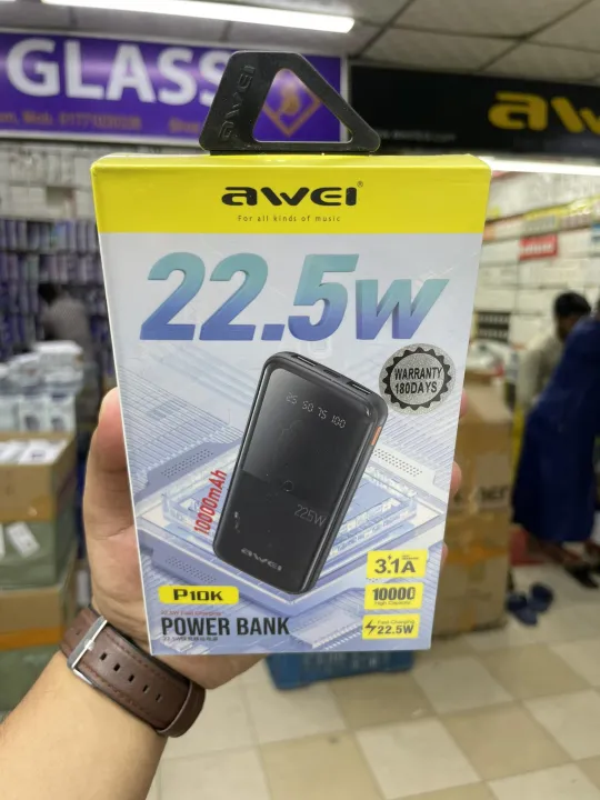 Awei%20P10K%2010000mAh%20Fast%20Charing%20Powerbank%2022.5W%20Power%20Bank%20-%20Image%203