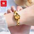 Olevs ladies 7007 model new exclusive unique design ceramic strap waterproof quartz movement wrist-watch with brand box FOR woman.