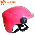 Pink Color Cap Helmet for Girls & Boys – SFM Half Face Stylish Bike Helmet with Visor – গোলাপি হেলমেট. 