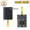 18650 Battery Charger Case Cool DIY Power Bank Box Fast Charging Case With Night Light Charging Power Bank Case.