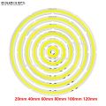 【Alizeker Mall】2W-12W angel eyes led cob light source annual shape 12V DC 20mm-120mm ring cold warm white light source for diy bulb. 