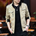 Mens Cargo Jacket Fashion Army Military Jacket Man Coats Bomber Jacket Stand Male Casual Coats Streetwear Chamarras Para Hombre.