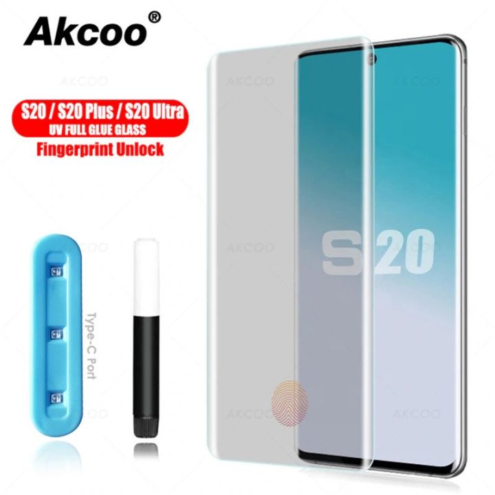 Samsung%20Galaxy%20S8%20/%20S8%20Plus%20/%20S9%20/%20S9%20Plus%20/%20S10%20/%20S10%20Plus%20/%20S%2010%20E%20/%20S11%20/%20S11%20Plus%20/%20S20%20/%20S20%20Plus%20/%20S20%20Ultra%20/%20S20%20FE%20UV%20Light%20Adhesive%20Tempered%20Glass%20Screen%20Protector%20-Transparent%20-%20Image%204