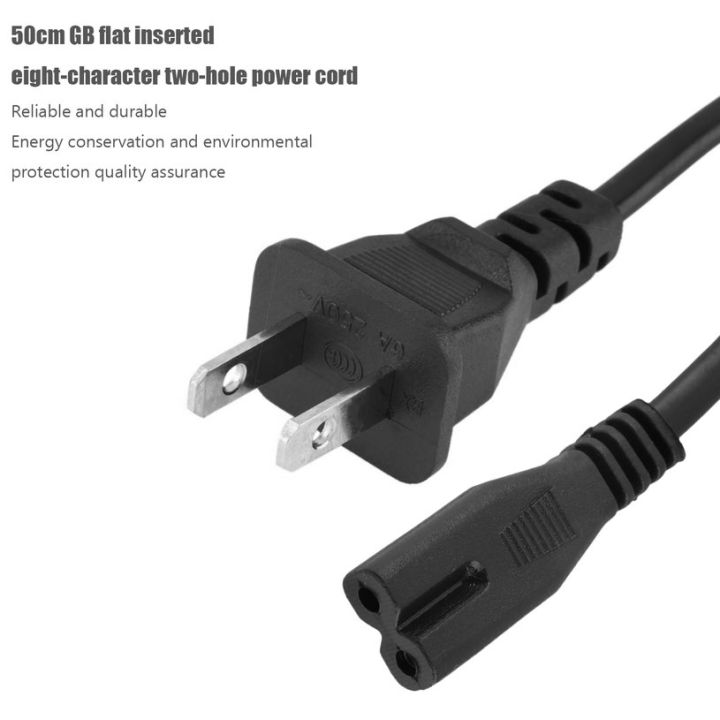 Power%20Supply%20Adapter%20Cord%20Cable%20Connectors%2050cm%202-Prong%202%20Power%20Outlet%20Cord%20-%20Image%208
