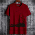 orange colour new Desing Soft & Comfortable T-shirt For Men-T-shirt. 