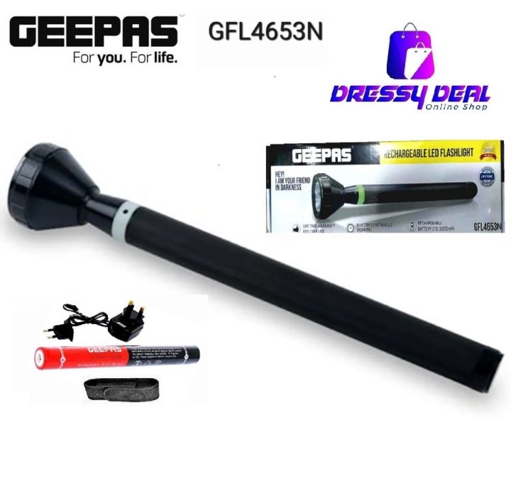 Geepas%20Rechargeable%20LED%20Flashlight%20-%20GFL4653N%20with%207000mah%20Hybride%20big%20battery%20-%20Image%203