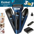 Kemei KM-6330 3 in 1 Professional Hair Trimmer Super Grooming Kit Shaver Clipper Nose Trimmer by Trimmer World. 