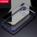* Samsung Galaxy A20 - 100%  Case Clear Laser Plating Transparent Soft Ultra Thin Back Cove- blue. 