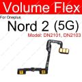 For OnePlus 1+ Nord 2T Nord 2 5G Volume Power Flex Cable On Off Power Volume Up Down Side Button Flex Ribbon Parts.