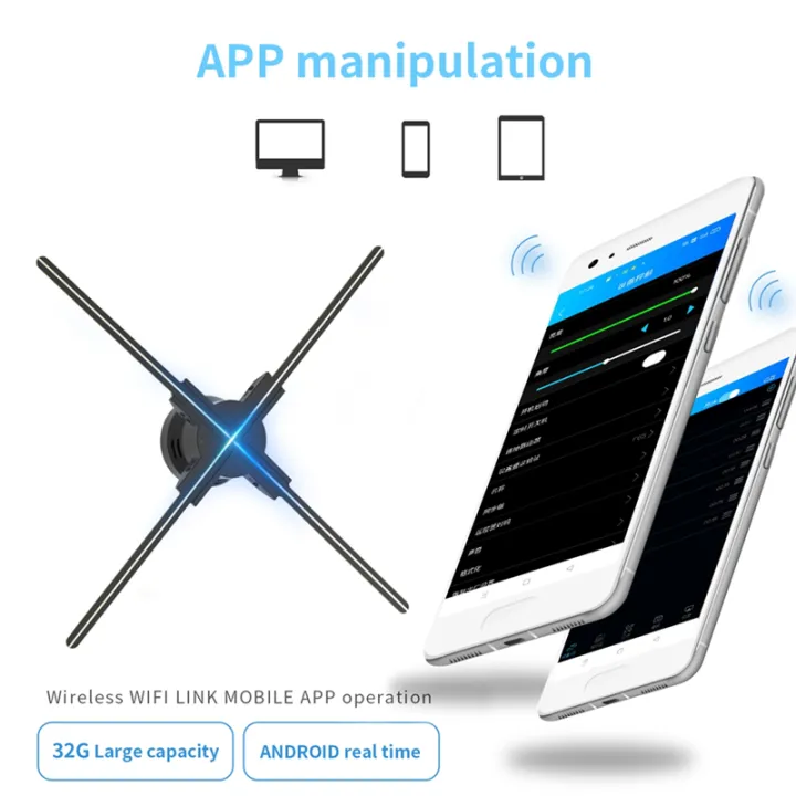 3D%20LED%20Holographic%20Projector%20Advertising%20Fan%20WiFi%20720%20LED%20APP%20Holographic%20Hologram%20Commercial%20Light%20Wall%20Mounted%20with%20Spare%20Parts%20Accessories%20EU%20Plug%20-%20Image%207