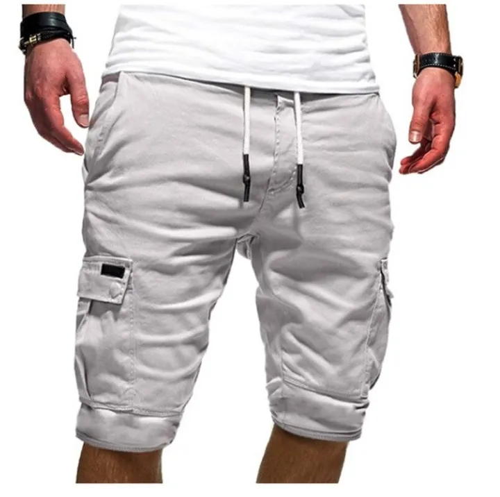 MCSORLEY%202022%20Summer%20Men's%20Casual%20Multi-pocket%20Five-point%20Joggers%20Pants%20Male%20Outdoor%20Running%20Sports%20Cargao%20Shorts%20Hot%20Breeches%20-%20Image%207