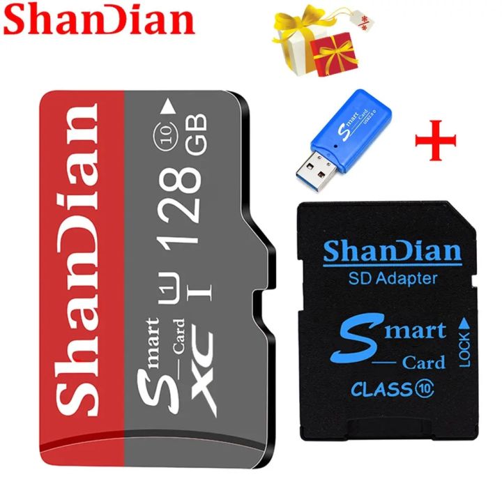 High Speed Smart SD Card 128GB Free SD Adapter Memory Card 64GB Camera TF Cards 32GB Tachograph Storage Devices 16GB 8GB