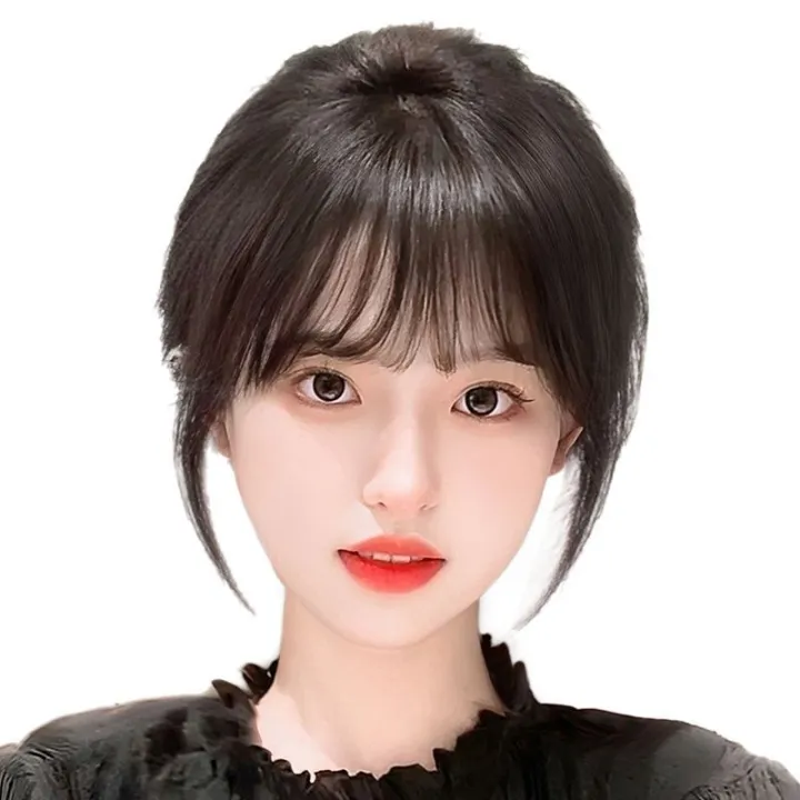 1/5Pcs%20French%20Air%20Bangs%20Wig%20Piece%20Women's%20Natural%20High%20Temperature%20Yarn%20Hair%20French%20Comic%20Hair%20Fashion%20Accessory%20-%20Image%208