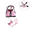 🔥🔥【COD+IN STOCK】Costume Pet Traction Chest Strap Animal Rabbit Mesh Vest Pets Supply Pet Harness Rabbit Harness Leash. 