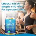 10 pcs or 30 pcs IMATCHME / BEWORTHS Deep Sea Fish Oil Omega3 Rich In DHA And EPA VE Non-GMO Vegetarian for Heart & Brain Health Skin Care Improve Concentration. 