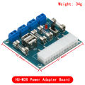 XH-M229 Desktop PC Chassis Power ATX Transfer to Adapter Board Power Supply Circuit Outlet Module 24Pin Output Terminal 24 pins.