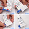 Multifunctional Toothpaste Tube Press Squeezer - Convenient Plastic Dispenser and Holder for Toothpaste in Your Bathroom.