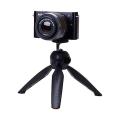 YT-228 Mini Tripod Mount and Phone Holder Clip - Black. 