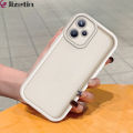 Jizetin for Realme C35 / Narzo 50A Prime Back Cover Classical Color Ladder Camera Soft Rubber Mobile Phone Case.