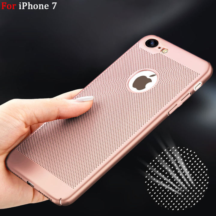 Ultra%20Thin%20Heat%20Dissipation%20Phone%20Case%20For%20iPhone%207%20Hollow%20Breathable%20Shell%20Micro%20Matte%20Hard%20PC%20Phone%20Casing%20Super%20Slim%20Back%20Cover%20-%20Image%202