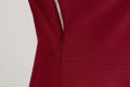 Women's Elegant Professional Dresses Retro Standing Neck Polka Dot Patchwork Double Breasted Large Swing Dress. 