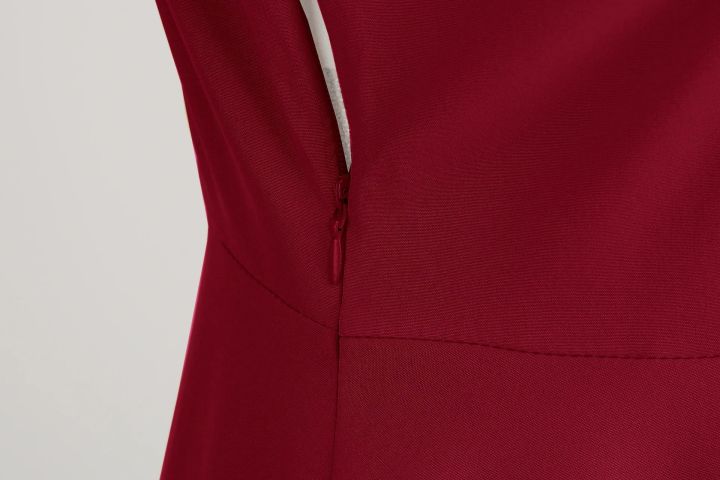 Women's%20Elegant%20Professional%20Dresses%20Retro%20Standing%20Neck%20Polka%20Dot%20Patchwork%20Double%20Breasted%20Large%20Swing%20Dress%20-%20Image%206