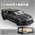 1:32 Transformers 5 Bumblebee Chevrolet Camaro Diecast Car Fast and the Furious Alloy Vehicles Car Model Metal Toy Model Pull back Sound Light Special Edition. 