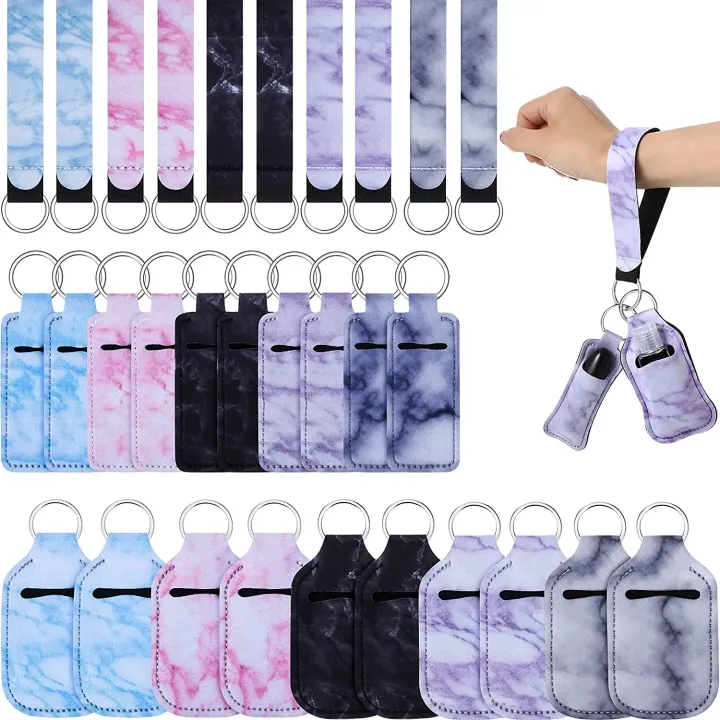 Marble%20Style%20Keychain%20Holders%20Set,%20Keychain%20Wristlet%20-%20Image%202