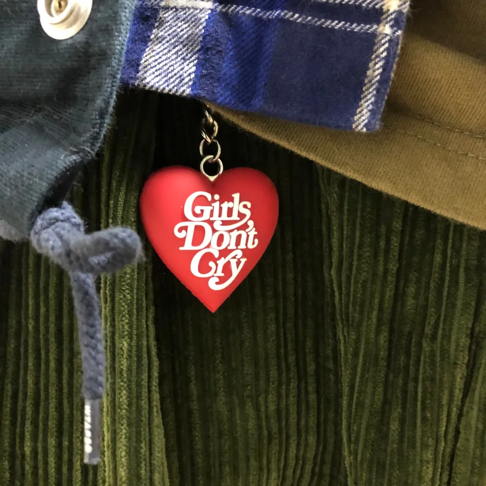 HUMAN MADE Verdy Girls Don't Cry Colorful Love Key Chain Bag