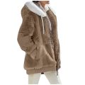 Autumn Winter Fashion Women's Coat New Casual Hooded Zipper Lady Clothes Cashmere Female Fleece Jacket Solid Color Ladies Coats. 