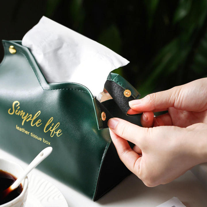 Cosmetic%20Tissue%20box%20Elegant%20PU%20leather%20Fashionable%20Napkin%20holder%20Living%20room/toilet%20Hotel/home/office%20Paper%20box%20for%20Car%20Hotel%20Home%20Living%20room%20Office%20-%20Image%206