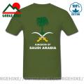 Emblem of Saudi Arabia SA SAU men t shirt fashion 2021 jersey nation team Saudi Arabian Arm of Coats t-shirt fitness Clothes Tee. 