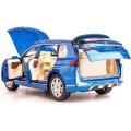 Compatible for BMW X7 SUV Model Car Toy Black, Diecast Model SUV Alloy Pull Back Toy Car with Sound and Light 1:24. 