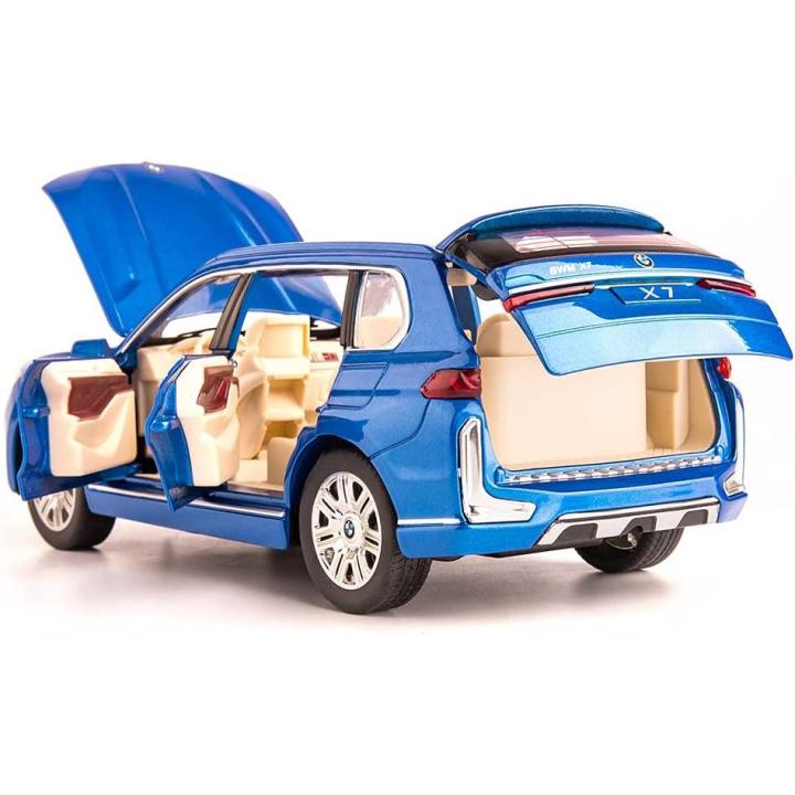 Compatible%20for%20BMW%20X7%20SUV%20Model%20Car%20Toy%20Black,%20Diecast%20Model%20SUV%20Alloy%20Pull%20Back%20Toy%20Car%20with%20Sound%20and%20Light%201:24%20-%20Image%204