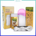 Obecilc 3 in 1Hair Removal Machine Wax Heater Cartridge Epilator Roll-On Depilatory Heater Waxing Paper Mini Depilatory Wax Epilator Set.