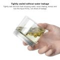Jewelry Cosmetic Storing Container Stationery Pigment Storage Box Spice Honey Oil Preserve Bottle Aluminum Cap  Sealed Tank Cookie Nuts Oat Snack Jar. 