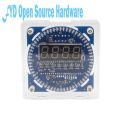 【Alizeker Mall】DS1302 clock temperature display alarm clock function Rotating LED clock kit. 